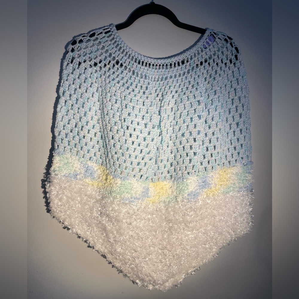 Crochet Pastel Poncho